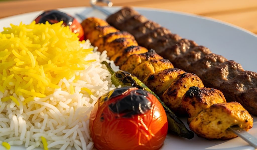 Discover the rich flavors of Persian Cuisine, blending aromatic spices, grilled meats, and saffron-infused dishes.
